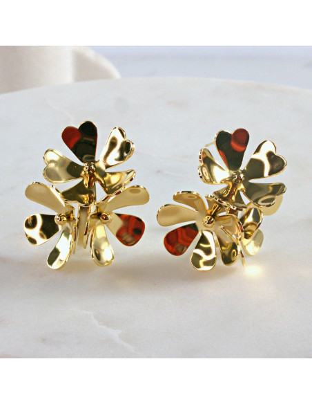 Kolczyki ze stali chirurgicznej  Kwiaty MAXI  Lolita Akcesoria
