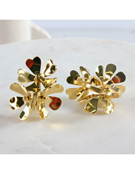 Kolczyki ze stali chirurgicznej  Kwiaty MAXI  Lolita Akcesoria