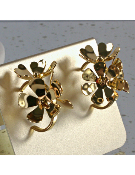 Kolczyki ze stali chirurgicznej  Kwiaty MAXI  Lolita Akcesoria