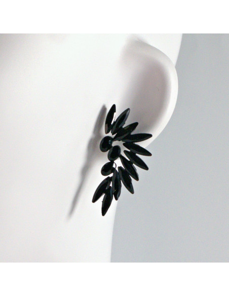 Kolczyki WIECZOROWE  Dwustronne Skrzydła Lolita Akcesoria