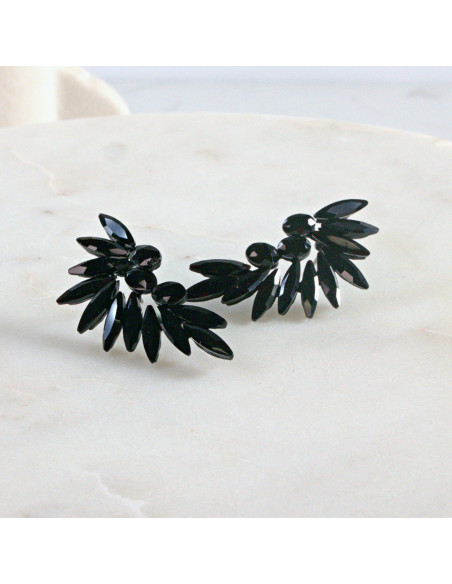 Kolczyki WIECZOROWE  Dwustronne Skrzydła Lolita Akcesoria