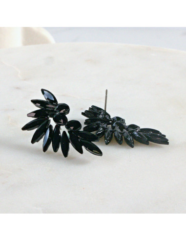 Kolczyki WIECZOROWE  Dwustronne Skrzydła Lolita...