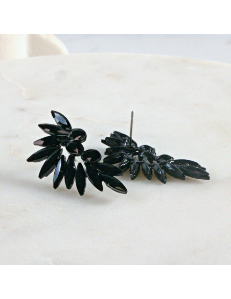 Kolczyki WIECZOROWE  Dwustronne Skrzydła Lolita Akcesoria