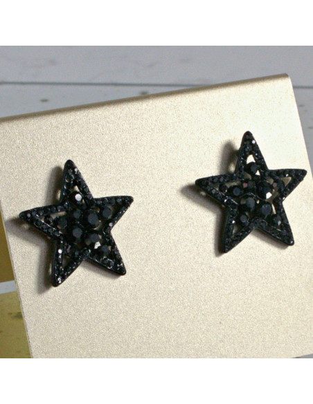 Kolczyki WIECZOROWE  gczare Gwiazdki Lolita Akcesoria