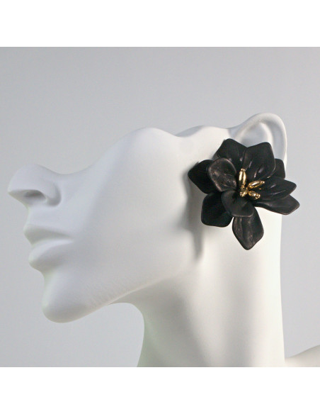 Kolczyki WIECZOROWE   Kwiaty Maxi  Lolita Akcesoria