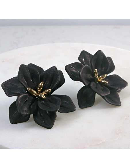 Kolczyki WIECZOROWE   Kwiaty Maxi  Lolita Akcesoria