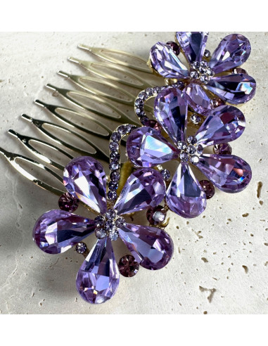 GRZEBIEŃ wsuwany do włosów wtykowy ozdobny...