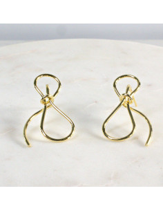 Kolczyki Nieregularne KOKARDKI Lolita Akcesoria srebrny... 2