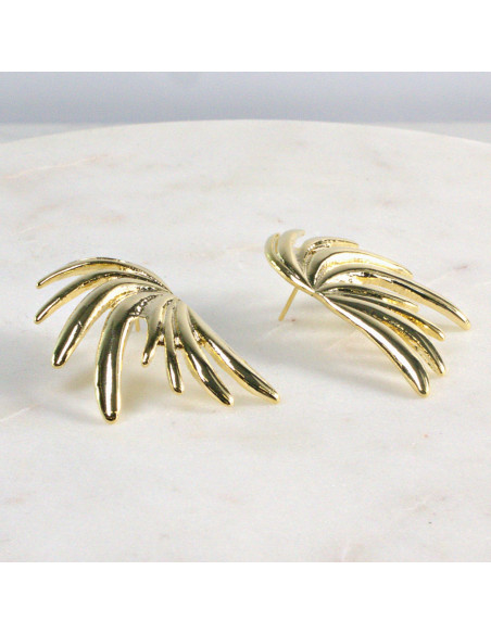 Kolczyki Nieregularne SKRZYDŁA Lolita Akcesoria srebrny sztyft 925