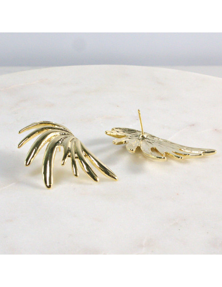 Kolczyki Nieregularne SKRZYDŁA Lolita Akcesoria srebrny sztyft 925