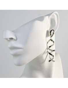 Kolczyki SREBRNE ŚWIDERKI  Lolita Akcesoria srebrny...