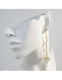 Kolczyki ZŁOTE ŚWIDERKI  Lolita Akcesoria srebrny sztyft 925