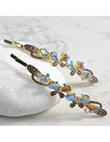 Wsuwka do włosów motylek  2 szt. Lolita...