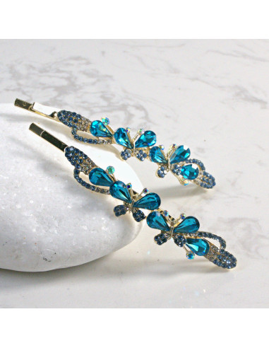 Wsuwka do włosów motylek  2 szt. Lolita...