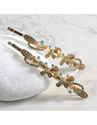 Wsuwka do włosów motylek  2 szt. Lolita...