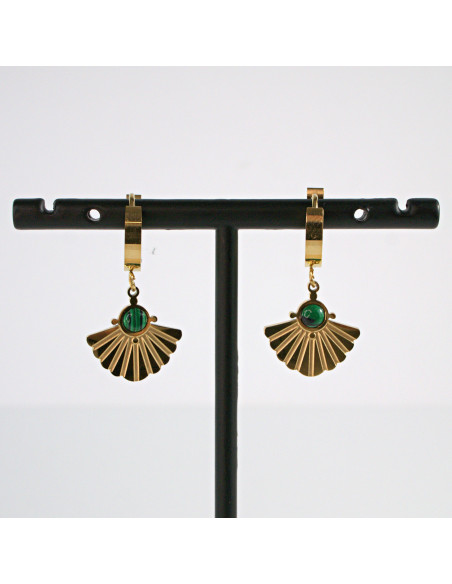 Kolczyki BOHO HAMSA stal chirurgiczna Lolita Accessories złote