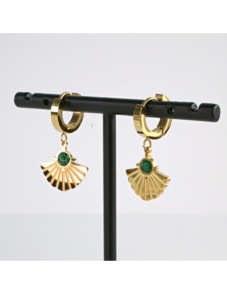 Kolczyki BOHO HAMSA stal chirurgiczna Lolita Accessories złote