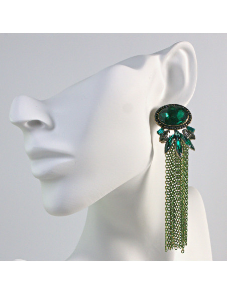 Kolczyki na Wielkie Wyjście Lolita Accessories kamienie Bogate Arabska Noc