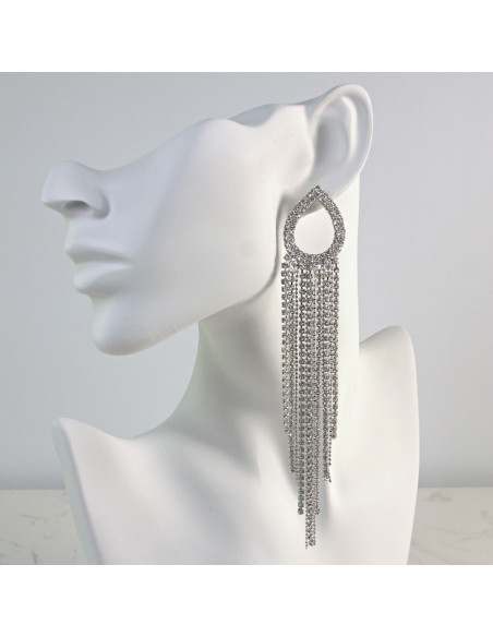 Kolczyki z cyrkoniami Maxi Duże Lolita Accessories