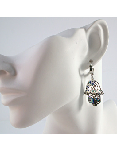 Kolczyki HAMSA ze stali chirurgicznej Lolita...