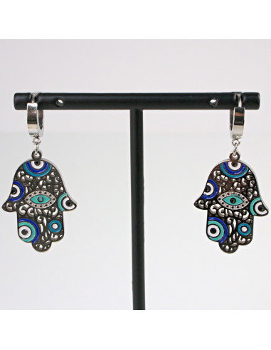 Kolczyki HAMSA ze stali chirurgicznej Lolita...