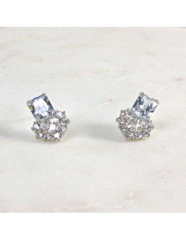 Kolczyki Glamour Cyrkonie  Lolita Akcesoria...