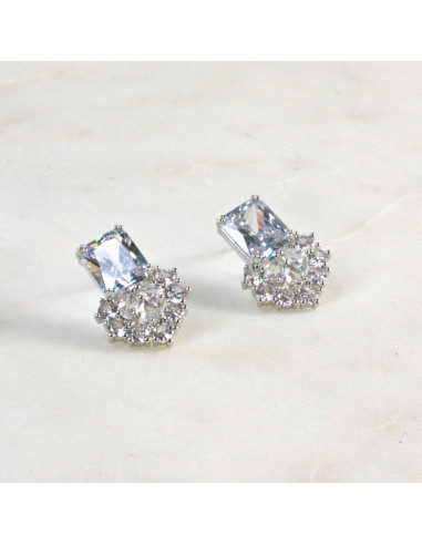 Kolczyki Glamour Cyrkonie  Lolita Akcesoria...