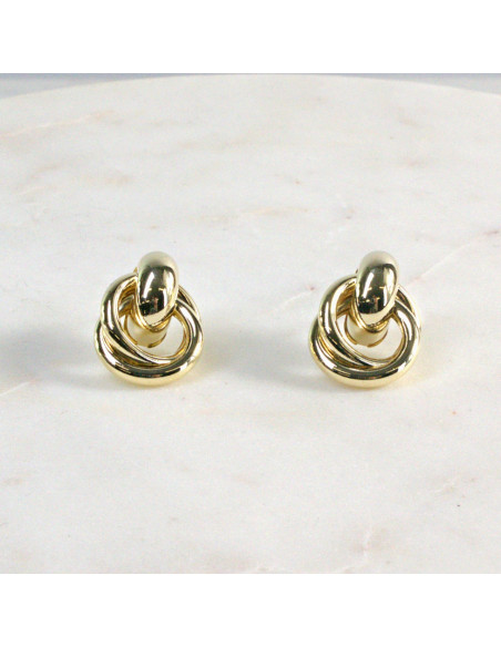 Kolczyki Glamour Węzełki   Lolita Akcesoria srebrny sztyft 925