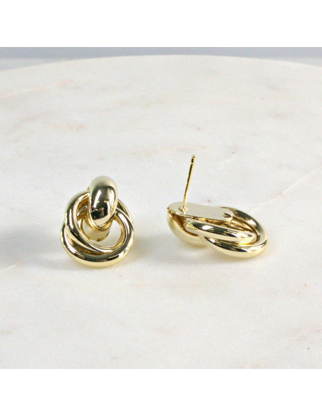 Kolczyki Glamour Węzełki   Lolita Akcesoria srebrny sztyft 925