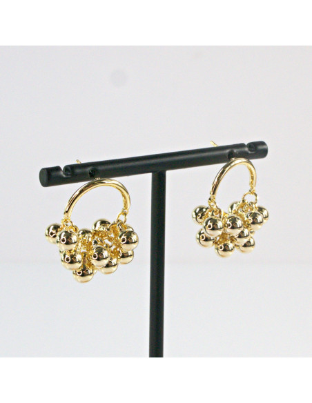 Kolczyki Złote Kuleczki  Lolita Akcesoria srebrny sztyft 925