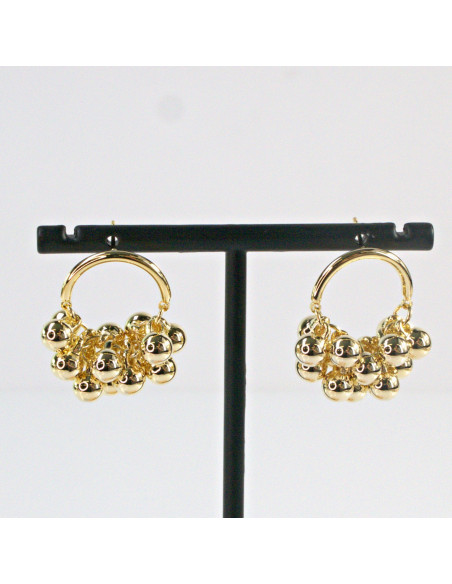 Kolczyki Złote Kuleczki  Lolita Akcesoria srebrny sztyft 925