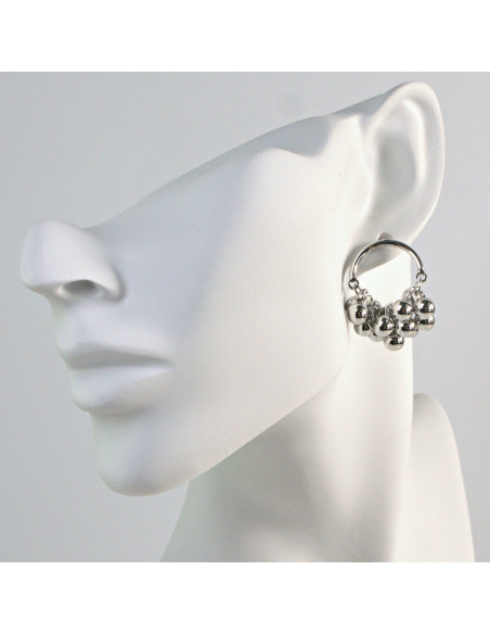 Kolczyki Srebrne Kuleczki  Lolita Akcesoria srebrny sztyft 925