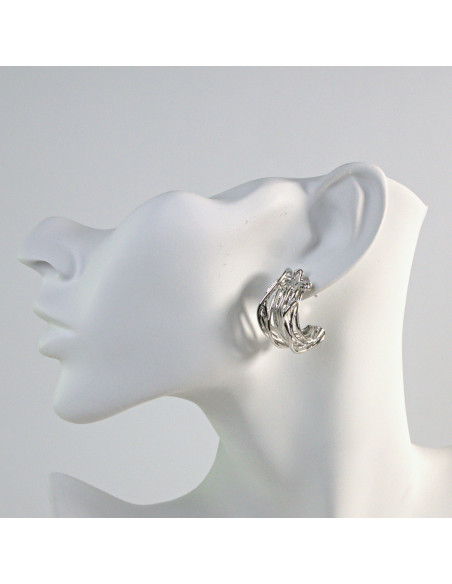 Kolczyki Srebrne Gałązki Lolita Akcesoria srebrny sztyft 925