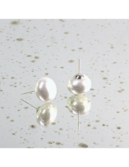 Kolczyki Duże Perły MAXI Lolita Akcesoria srebrny sztyft 925