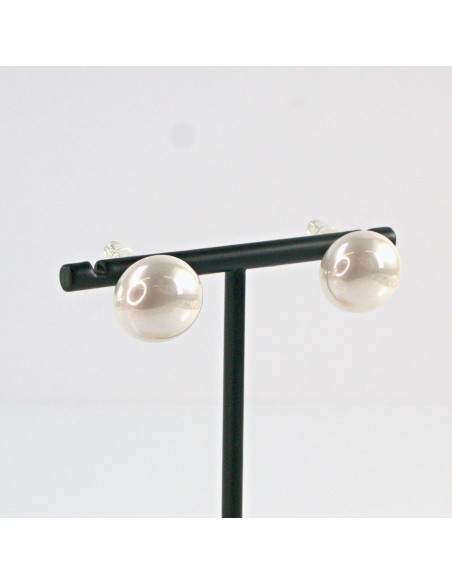 Kolczyki Duże Perły MAXI Lolita Akcesoria srebrny sztyft 925