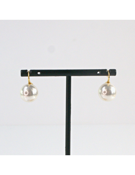 Kolczyki Eleganckie Wiszące Perełki Lolita Akcesoria srebrny sztyft 925