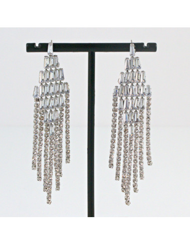 Kolczyki Wieczorowe z Cyrkoniami  Lolita...