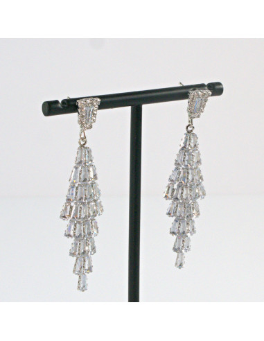 Kolczyki Wieczorowe z Cyrkoniami  Lolita...