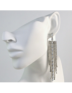 Kolczyki Wieczorowe z Cyrkoniami  MAXI  Lolita Akcesoria...