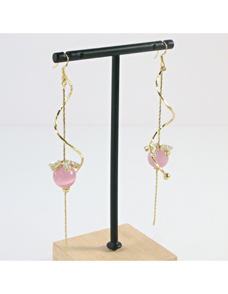 Kolczyki ZŁOTE ŚWIDERKI   Lolita Akcesoria srebrny sztyft 925