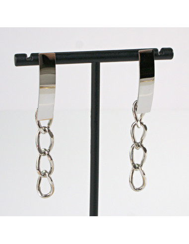 Kolczyki  ze stali chirurgicznej  Srebrne...