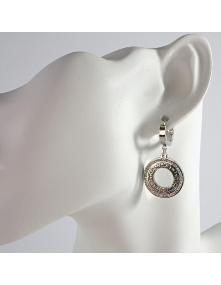 Kolczyki  ze stali chirurgicznej  Srebrne Lolita Akcesoria