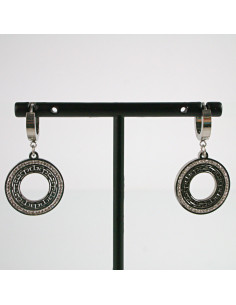 Kolczyki  ze stali chirurgicznej  Srebrne Lolita Akcesoria 2