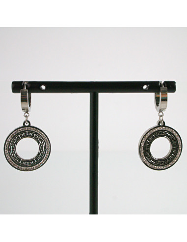 Kolczyki  ze stali chirurgicznej  Srebrne...