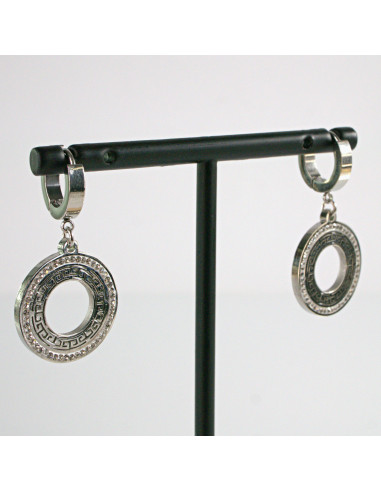 Kolczyki  ze stali chirurgicznej  Srebrne...