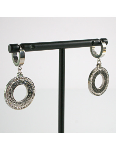 Kolczyki  ze stali chirurgicznej  Srebrne...