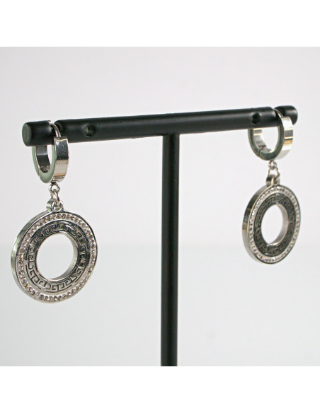 Kolczyki  ze stali chirurgicznej  Srebrne Lolita Akcesoria