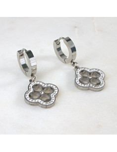 Kolczyki  ze stali chirurgicznej  Srebrne Lolita Akcesoria