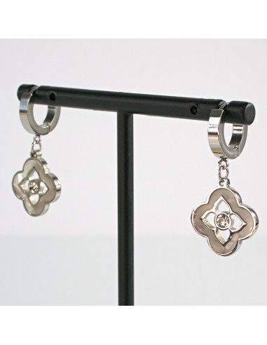 Kolczyki  ze stali chirurgicznej  Srebrne...