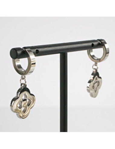 Kolczyki  ze stali chirurgicznej  Srebrne...